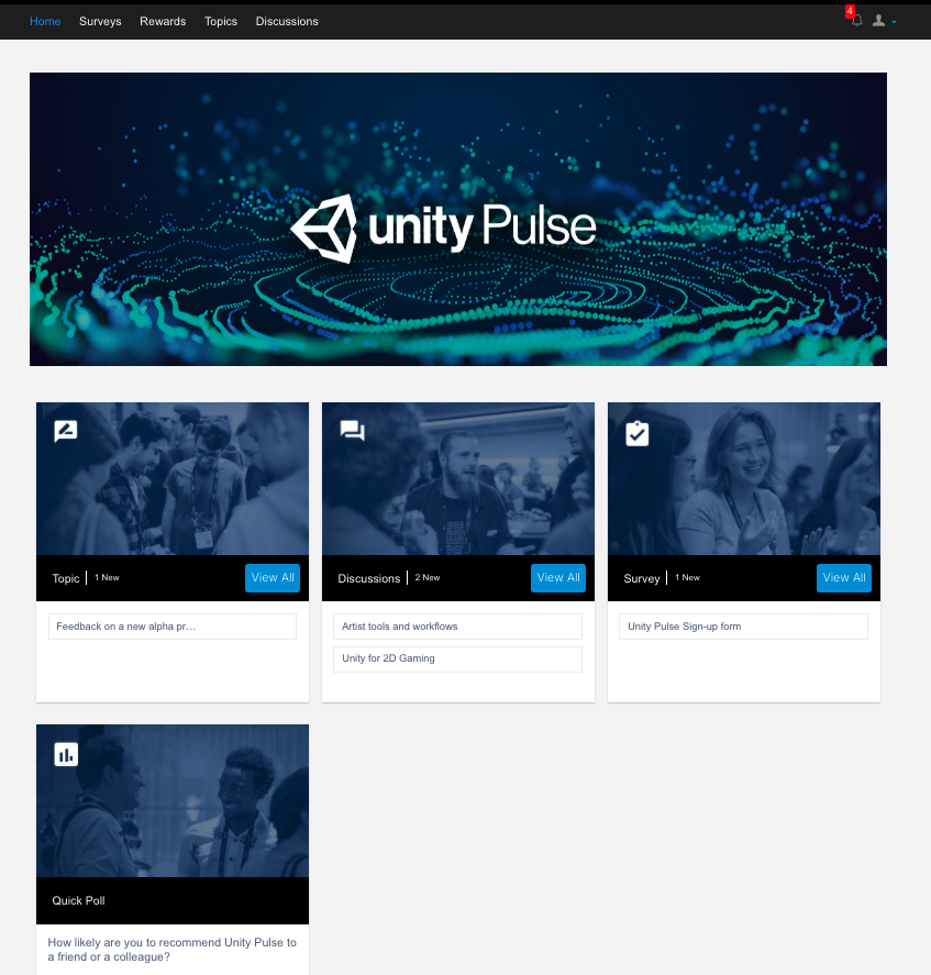 Screenshot of Unity Pulse