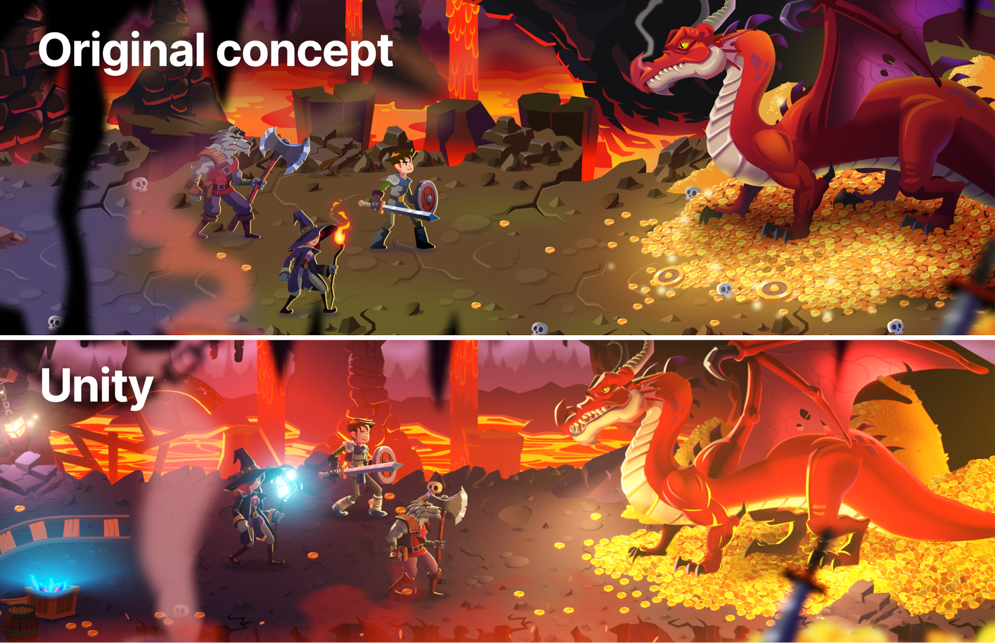 How Dragon Crashers created heroes with Unity's 2D tools | Unity Blog |  Unity Blog