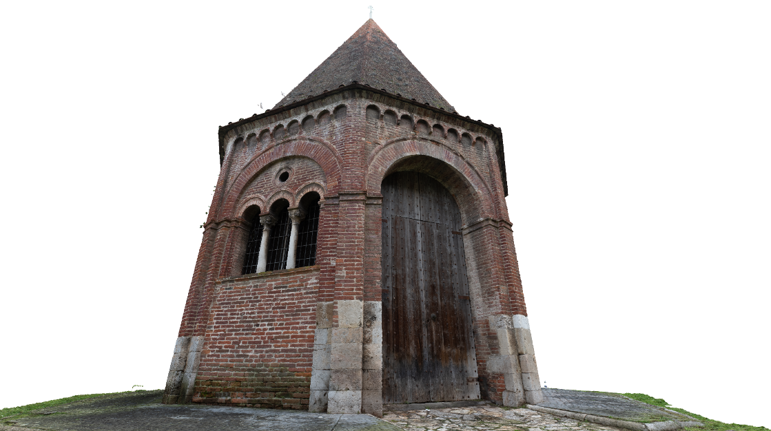 A photogrammetry scan of a church in Italy captured by Federico Capriuoli