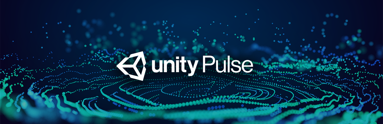 The Unity Pulse logo on a gen art background