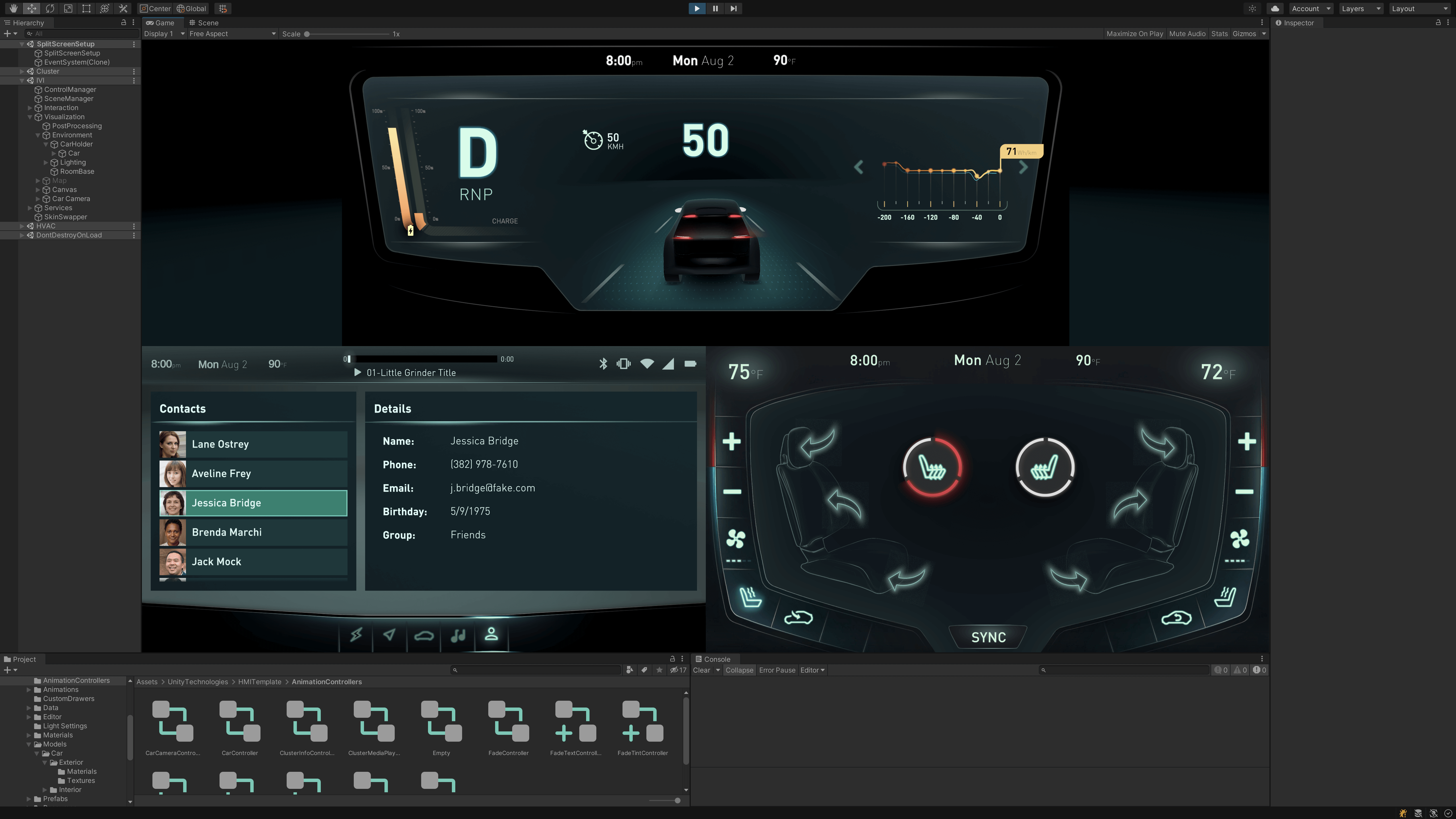 Car interface