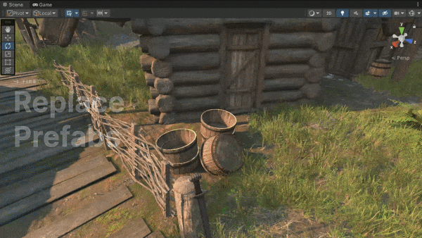 Replacing a Prefab Asset for a Prefab instance in a scene