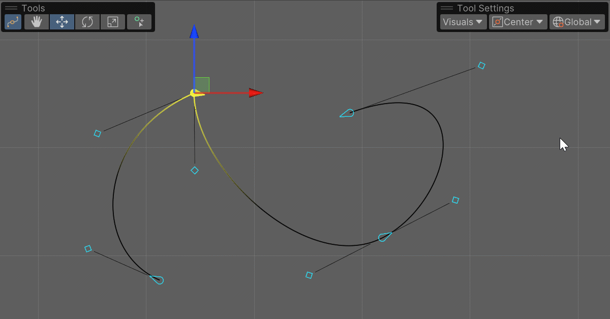 Splines includes new tool options for more precise editing