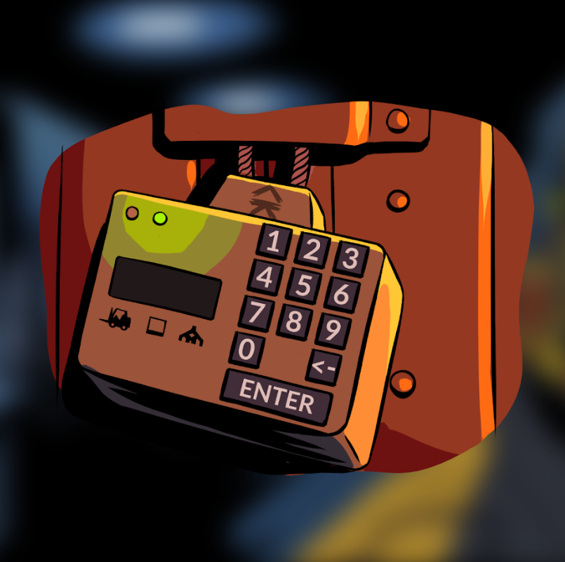 A simple lock mechanism in Unsolved Case, showing symbols from earlier puzzles in this level