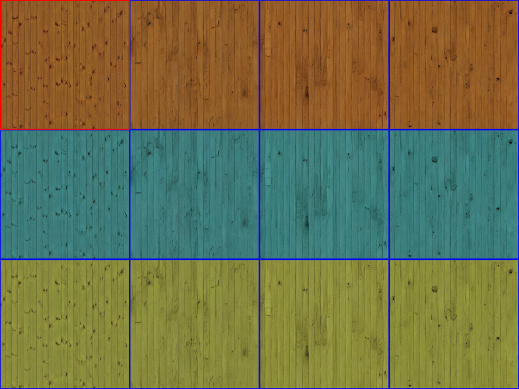 A sample of original data (top left) and resulting synthetic variations obtained through a mix of augmentation techniques, both perturbation-based (color space adjustments, top to bottom) and generation-based (left to right).