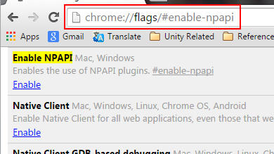 NPAPI enable 1