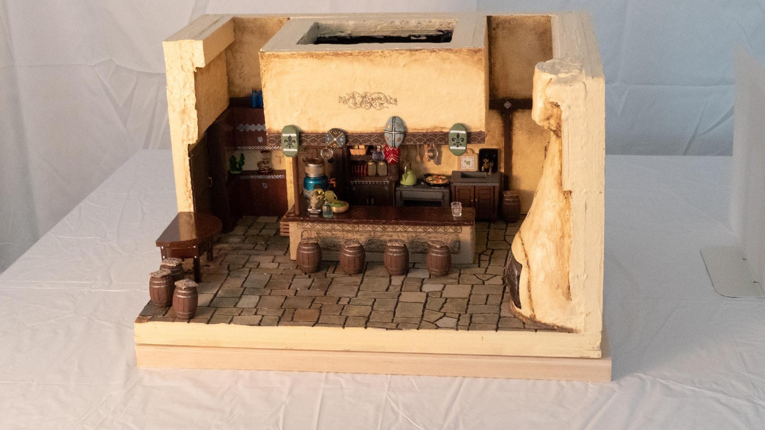 Handmade miniature bar