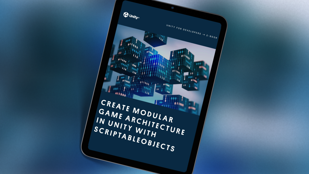 “使用 ScriptableObjects 在 Unity 中創建模塊化遊戲架構”的電子書封面