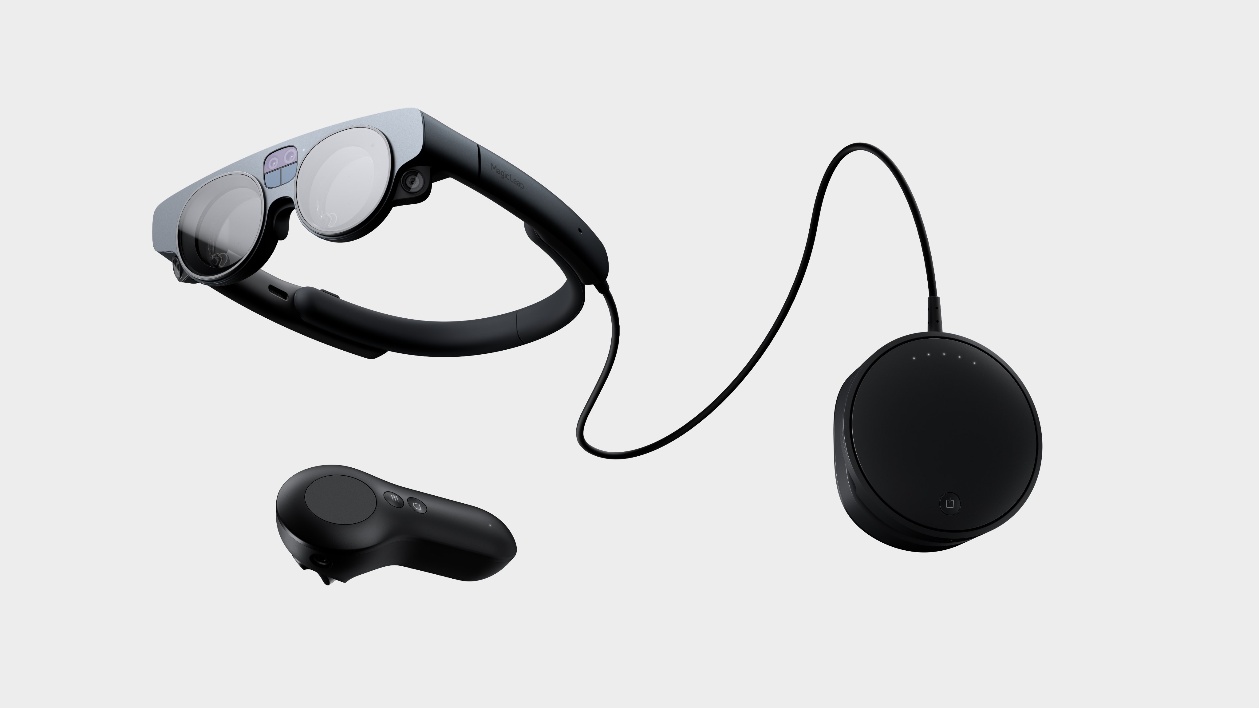 Image depicting hardware for the Magic Leap 2 headset