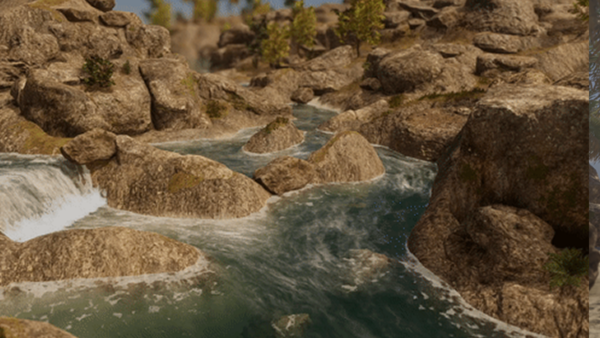 Sample scene made using Unity’s High Definition Render Pipeline (HDRP) water system in 2022 LTS and 2023.1