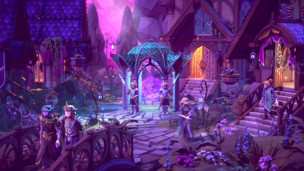 A sample scene of one of the fantasy environments from Synty Studios’ POLYGON - Elven Realm