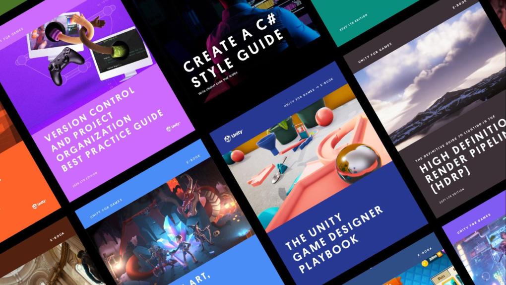 Find all the advanced e-books for professional developers, artists, technical artists, and designers in the Unity best practices hub.