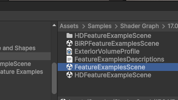 Selecting the correct scene to open in the Project window