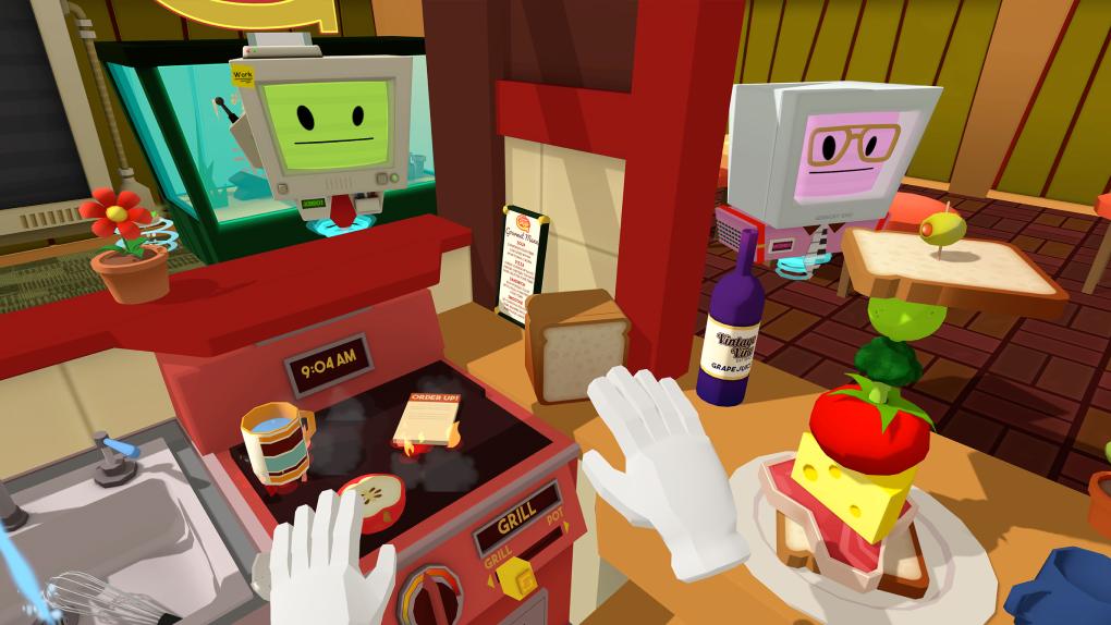Gameplay from Job Simulator, by Owlchemy Labs