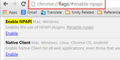 google chrome unity web player extension