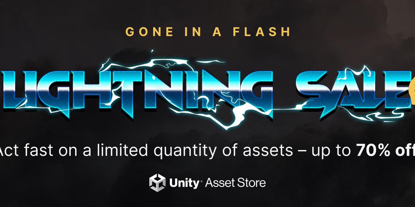Asset Store Lightning Deals banner