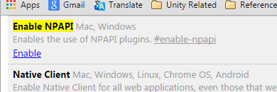 NPAPI enable 1