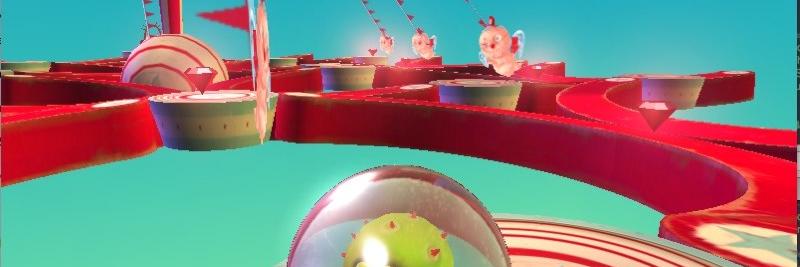 An image from Gooball, the game developed by the Unity co-founders in 2005 on the original 1.0 version of the Unity game engine.